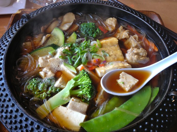 Vegetarian Sukiyaki (Vegan soup!)