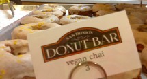 Tray of Vegan Chai Donuts