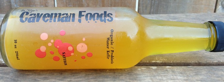 Caveman Foods Saffron  Flavor Water Kefir Drink