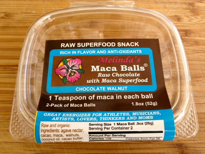 Chocolate Walnut Maca Ball Container