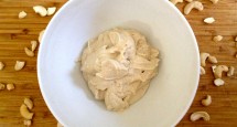 Vegan Whipped Cream in Bowl